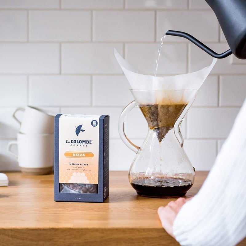 La Colombe Nizza Medium Roast Drip Grind Ground Coffee - Notes of Milk Chocolate, Nuts & Brownie with Honey-Sweet Roasted Nuttiness, 12 Ounce (Pack of 1) - Image 3